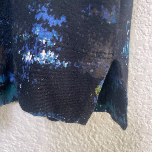 J.Jill Wearever Collection Petite Tunic Top Size PS Abstract Print Women’s - Picture 8 of 9